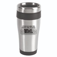 I Would Like To Solve The Puzzle Fuck The Patriarchy 16oz Travel Tumbler