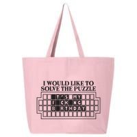 I Would Like To Solve The Puzzle Fuck The Patriarchy 25L Jumbo Tote