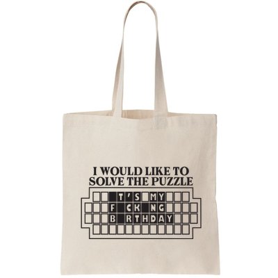 I Would Like To Solve The Puzzle Fuck The Patriarchy Bag