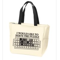 I Would Like To Solve The Puzzle Fuck The Patriarchy Zip Tote Bag