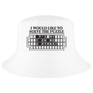 I Would Like To Solve The Puzzle Fuck The Patriarchy Cool Comfort Performance Bucket Hat