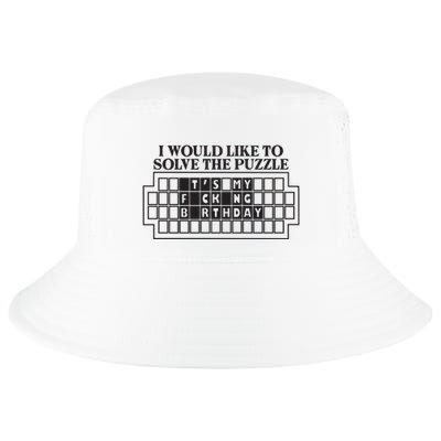I Would Like To Solve The Puzzle Fuck The Patriarchy Cool Comfort Performance Bucket Hat