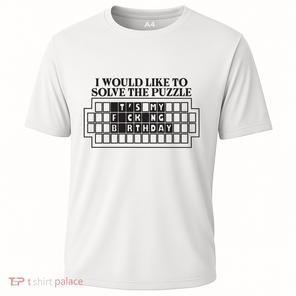 I Would Like To Solve The Puzzle Fuck The Patriarchy Performance Shirt