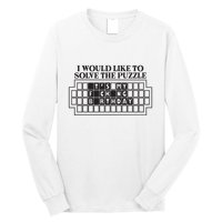 I Would Like To Solve The Puzzle Fuck The Patriarchy Long Sleeve Shirt
