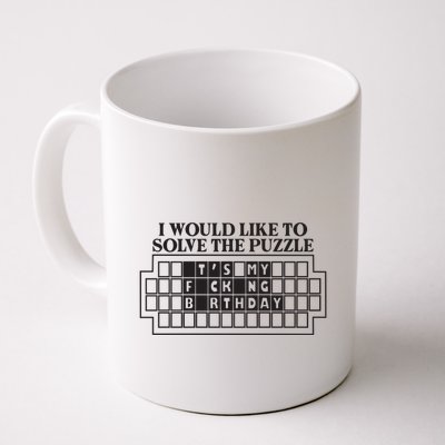 I Would Like To Solve The Puzzle Fuck The Patriarchy Mug
