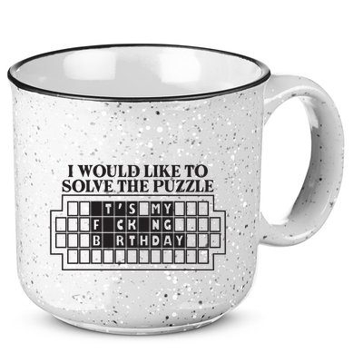 I Would Like To Solve The Puzzle Fuck The Patriarchy 15oz Campfire Ceramic Mug