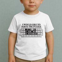 I Would Like To Solve The Puzzle Fuck The Patriarchy Toddler T-Shirt