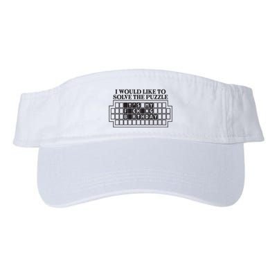 I Would Like To Solve The Puzzle Fuck The Patriarchy Visor