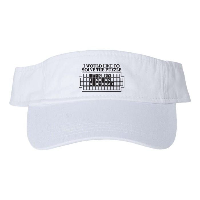 I Would Like To Solve The Puzzle Fuck The Patriarchy Visor