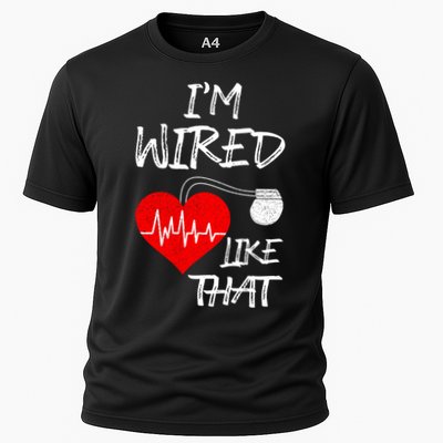 I'm Wired Like That Pacemaker Joke Heart Disease Awareness Funny Gift Performance Shirt