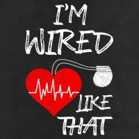 I'm Wired Like That Pacemaker Joke Heart Disease Awareness Funny Gift Adult Drive Performance Visor