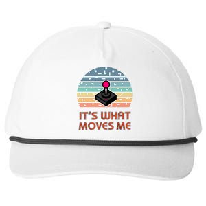 ItS What Moves Me Game Joystick For Gamers Gift Snapback Five-Panel Rope Hat