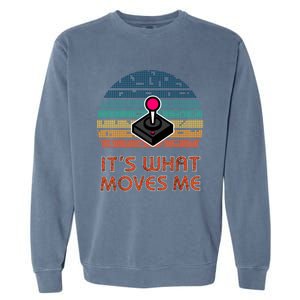 ItS What Moves Me Game Joystick For Gamers Gift Garment-Dyed Sweatshirt