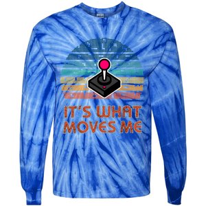 ItS What Moves Me Game Joystick For Gamers Gift Tie-Dye Long Sleeve Shirt