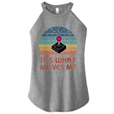 ItS What Moves Me Game Joystick For Gamers Gift Women’s Perfect Tri Rocker Tank