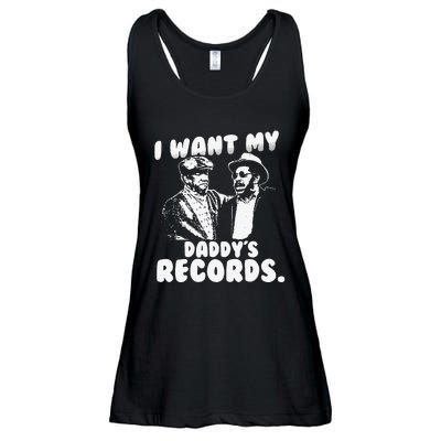 I Want My Daddy Records Ladies Essential Flowy Tank