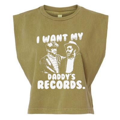 I Want My Daddy Records Garment-Dyed Women's Muscle Tee