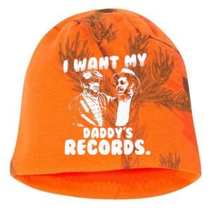 I Want My Daddy Records Kati - Camo Knit Beanie