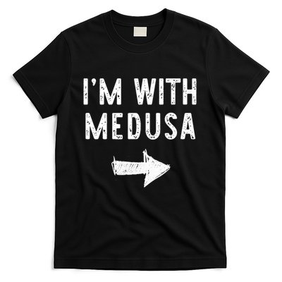 IM With Medusa Costume Halloween Matching Couple T-Shirt