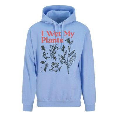 I Wet My Plants Unisex Surf Hoodie