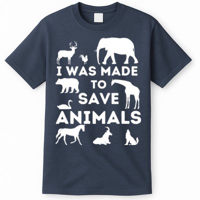 I Was Made To Save Animals Animal Rescue Protection T-Shirt