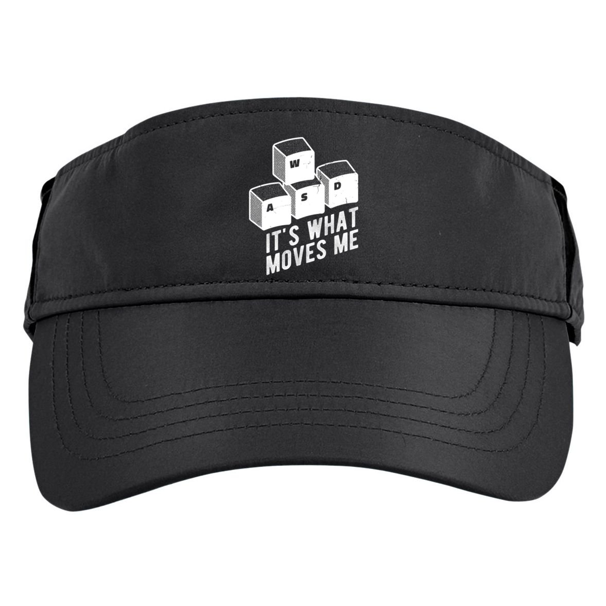 Its What Moves Me Game Wasd Keyboards Gamer Minimal Outfit Gift Adult Drive Performance Visor