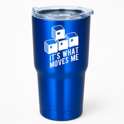 Its What Moves Me Game Wasd Keyboards Gamer Minimal Outfit Gift Tumbler