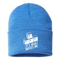 Its What Moves Me Game Wasd Keyboards Gamer Minimal Outfit Gift Sustainable Knit Beanie