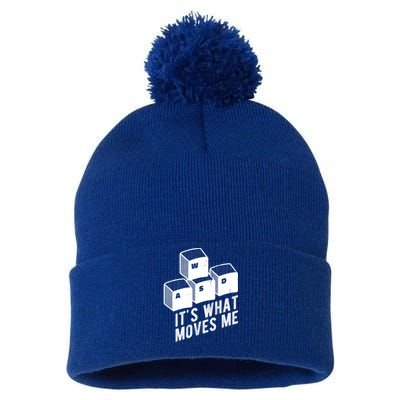 Its What Moves Me Game Wasd Keyboards Gamer Minimal Outfit Gift Pom Pom 12in Knit Beanie