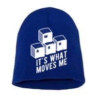 Its What Moves Me Game Wasd Keyboards Gamer Minimal Outfit Gift Short Acrylic Beanie