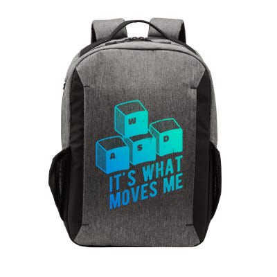 Its What Moves Me Game Wasd Keyboards Gamer Minimal Outfit Gift Vector Backpack