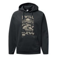 I Will Make A Way Isaiah 43 19 Christian Performance Fleece Hoodie