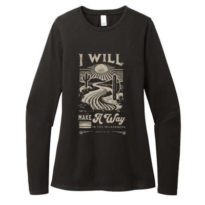 I Will Make A Way Isaiah 43 19 Christian Womens CVC Long Sleeve Shirt