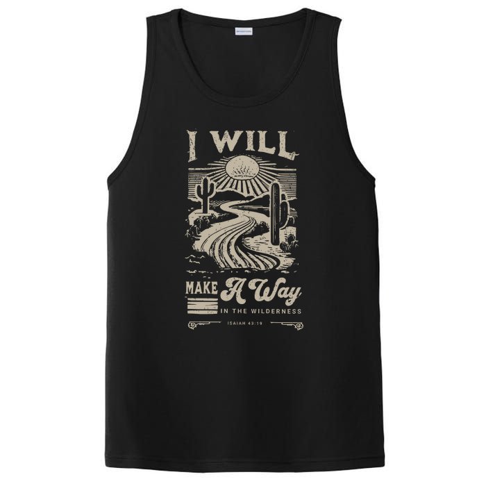 I Will Make A Way Isaiah 43 19 Christian PosiCharge Competitor Tank