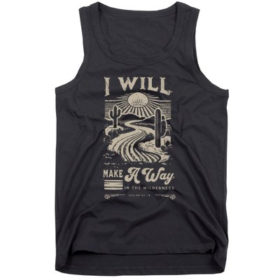 I Will Make A Way Isaiah 43 19 Christian Tank Top