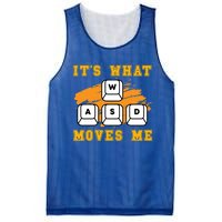 ItS What Moves Me Funny Gamer Humor Great Gift Mesh Reversible Basketball Jersey Tank