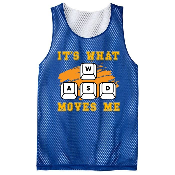 ItS What Moves Me Funny Gamer Humor Great Gift Mesh Reversible Basketball Jersey Tank