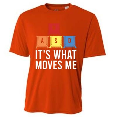 Its What Moves Me Game Wasd Keycaps Keyboards Gaming Outfit Meaningful Gift Cooling Performance Crew T-Shirt