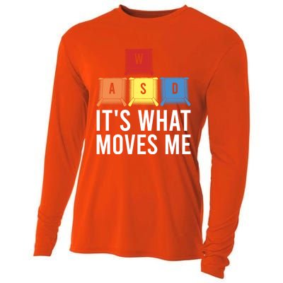 Its What Moves Me Game Wasd Keycaps Keyboards Gaming Outfit Meaningful Gift Cooling Performance Long Sleeve Crew