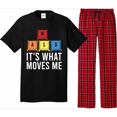 Its What Moves Me Game Wasd Keycaps Keyboards Gaming Outfit Meaningful Gift Pajama Set