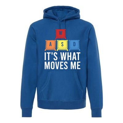 Its What Moves Me Game Wasd Keycaps Keyboards Gaming Outfit Meaningful Gift Premium Hoodie