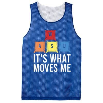 Its What Moves Me Game Wasd Keycaps Keyboards Gaming Outfit Meaningful Gift Mesh Reversible Basketball Jersey Tank