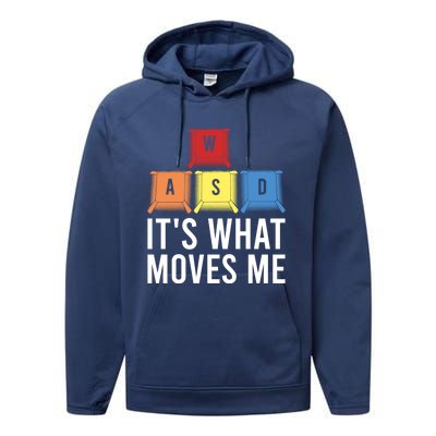 Its What Moves Me Game Wasd Keycaps Keyboards Gaming Outfit Meaningful Gift Performance Fleece Hoodie