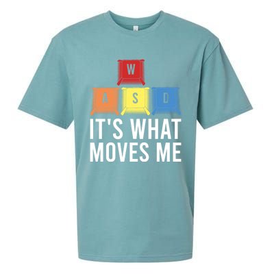 Its What Moves Me Game Wasd Keycaps Keyboards Gaming Outfit Meaningful Gift Sueded Cloud Jersey T-Shirt