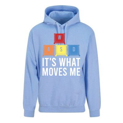 Its What Moves Me Game Wasd Keycaps Keyboards Gaming Outfit Meaningful Gift Unisex Surf Hoodie