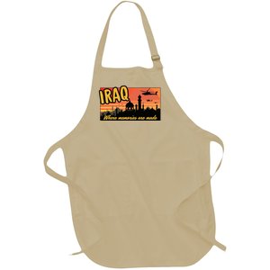 Iraq Where Memories Are Made Oif  Military Tourist Retro Full-Length Apron With Pockets