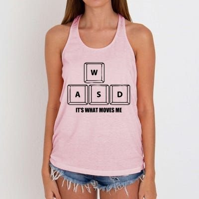 Its What Moves Me Funny Gift Women's Knotted Racerback Tank