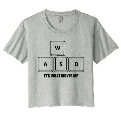 Its What Moves Me Funny Gift Women's Crop Top Tee