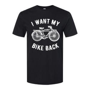 I Want My Bike Back Give back stolen bicycle Gift Softstyle CVC T-Shirt