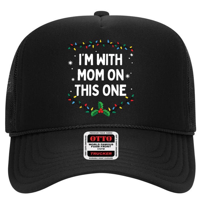 Im With Momon This One High Crown Mesh Back Trucker Hat